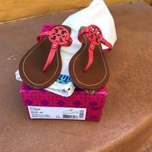 Tory Burch mini Miller size 7.5 w/ box and dustbag